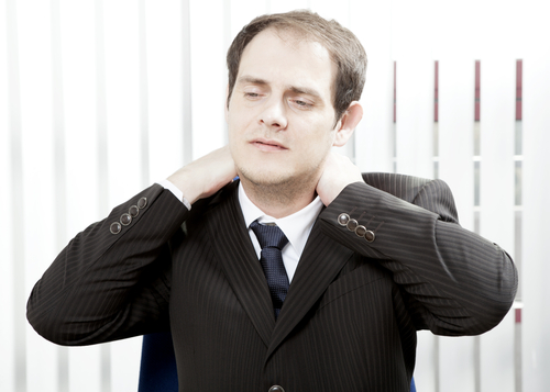 Neck Pain relief from Chiropractic care in Work Place