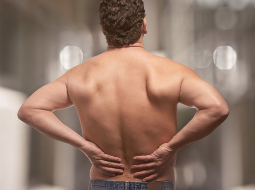 Man Suffering Lower Back Pain