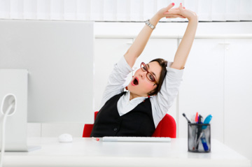 Upper Back Exercises in the Office