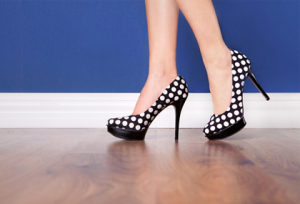 Woman Wearing High Heels