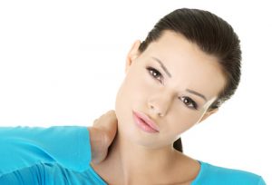 Woman with Neck Pain